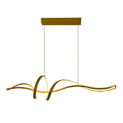 Sala da pranzo candelabro Fluffy Catkins Lineare Italian Pendant Light Decor Sala da pranzo di lusso Dimmabile Lampada a strisce lunghe