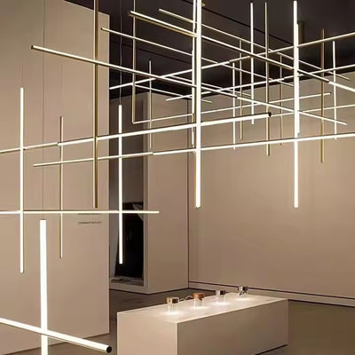 Controllo modalità Commutatore Controllo 122w 3000k 12.4m soffitto LED lampadario e luci di sospensione per ristorante hotel villa