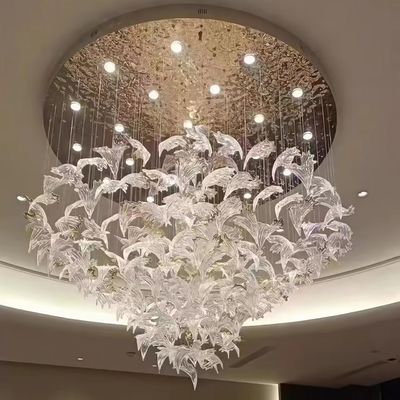 Lobby dell'albergo lampadario a forma di gallo Sala Della reception Centro commerciale salone di bellezza gioielleria negozio di vetro arte lampadario Deco