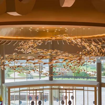 Decorazione su misura a forma di pesce reparto vendite tavolino di sabbia candelabra modellazione creativa centro commerciale ristorante vasca calda ristorante lampade di ingegneria non standard