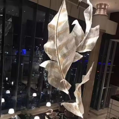 Luce a forma di foglia personalizzata per il pendente Creativo candelabro di cristallo personalizzato