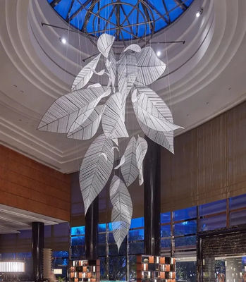 Hotel Lobby Ristorante Sala riunioni Club Villa Dipartimento Arte Decorazione Candelabro a foglia di cristallo Durata di vita 30000 ore