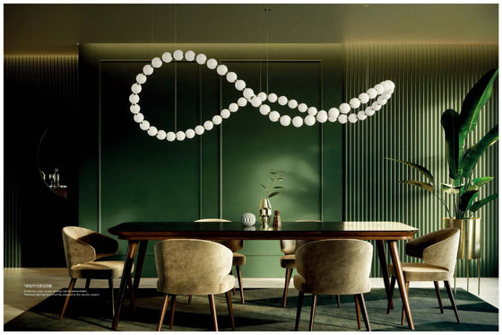 Collare di perla Buddha Palla di vetro Villa Hotel Design creativo lusso lucerne di fascia alta non standard di fascia alta personalizzato