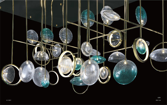 Custom Acrylic Glass Cross Matrix Villas Decorated Hall Atrium Club End Lighting Lamps And Lanterns With Other Control Mode