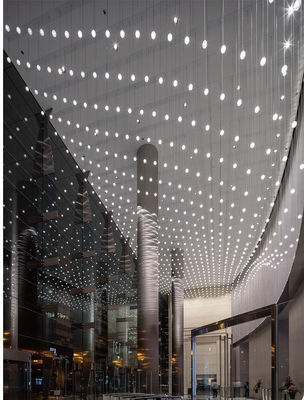 Progetto personalizzato Grande decorazione interna Villa Commercial Mall Hall Hotel Acrilico a LED lampadario