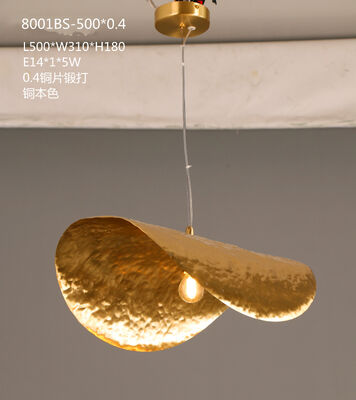 Lampada a soffitto appesa in metallo Decorazione domestica Lampada ombrello candelabri rotondi Lampade pendenti per soggiorno