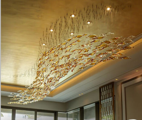 Candelabri di vetro a spirale fatti a mano Modellazione artistica Accessori a foglia di vetro a torsione personalizzati