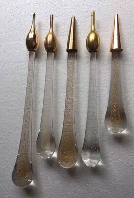 Lampada da soffitto a LED per la casa in vetro, lampada moderna a goccia di pioggia in cristallo dorato di lusso per ufficio domestico, lampada a sospensione nordica