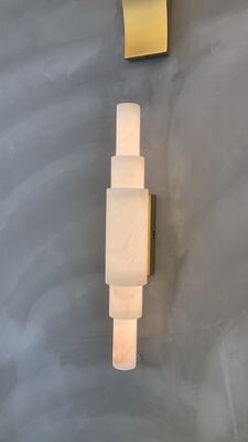 Lampada da parete di lusso in pietra naturale nuvola spagnola, moderna e minimalista, per soggiorno, corridoio, comodino, alabastro